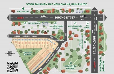 Bán đất nền Phú Riềng, Bình Phước, 298 triệu 200m2 sổ sẵn, ngay 3 KCN 500ha