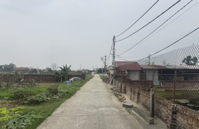 BÁN ĐẤT LƯƠNG TÀI, BẮC NINH. 107M2 * MT 5M * 1,45 TỶ. FULL THỔ CƯ