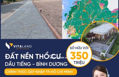 Đất nền phân lô Dầu Tiếng, Bình Dương chỉ 250 triệu, 200m2, sổ sẵn từng nền