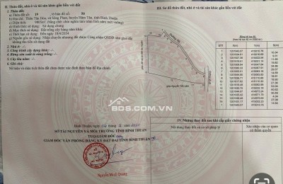 Bán lô đất mặt tiền gần cầu nối nút giao cao tốc Dầu Dây - Phan Thiết