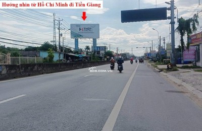 BÁN ĐẤT MẶT TIỀN TRUNG TÂM THỊ TRẤN BẾN LỨC – GIÁ CHỈ 2,6 TỶ