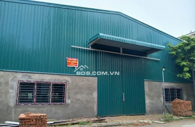 Cho thuê kho xưởng tạiTừ Sơn, Bắc Ninh diện tích 600m2 kết cấu Zamin mới 100%