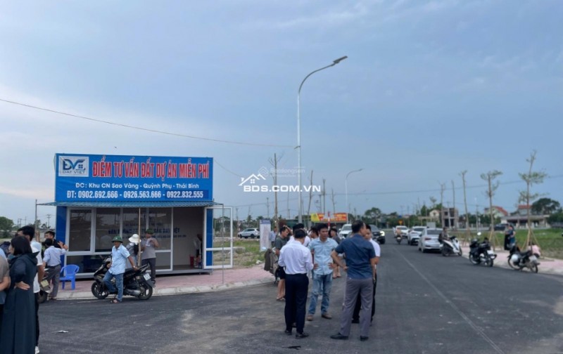 Mở bán 119 lô đất KDC Quang Trung, Quỳnh Mỹ gần trường học, ủy ban, KCN Sao Vàng. Gía chỉ từ 1tỷ6xx