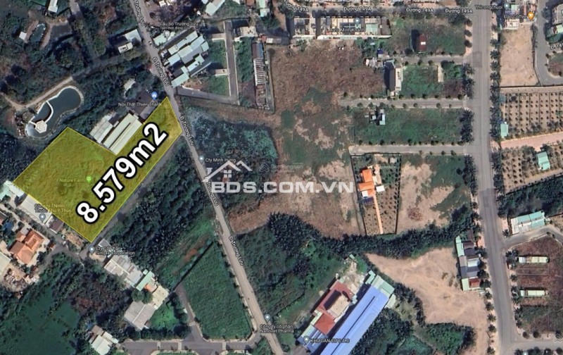 Bán quỹ đất Trường lưu, Thủ Đức. Quy mô 8579m2 có 2MT, có thể lên thổ cư hơn 5500m2