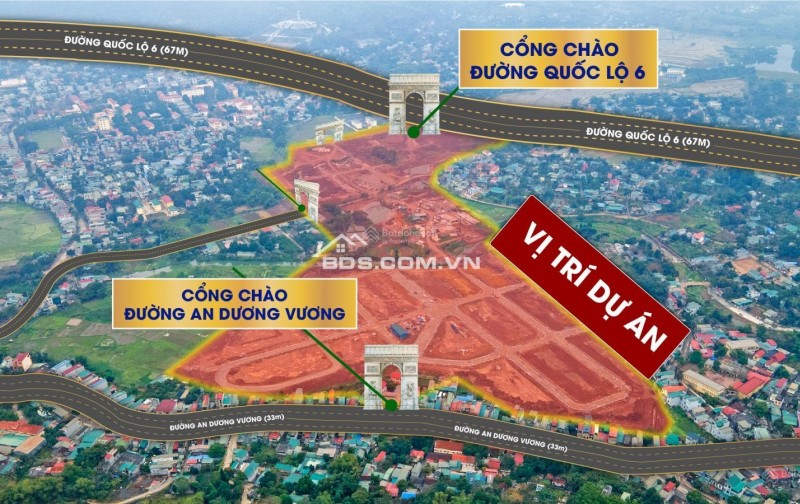 Quỹ đất nền giá đầu tư đợt 1 TP Hòa Bình. Cơ hôi x2 x3 tài sản.