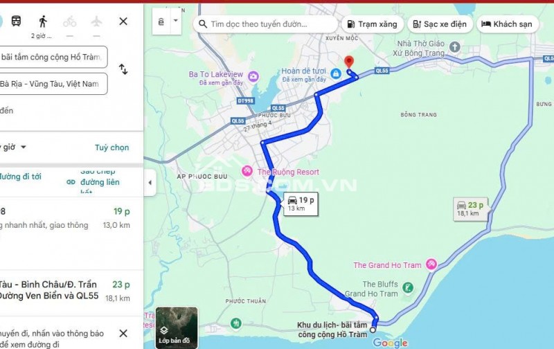 CHÍNH CHỦ CẦN BÁN LÔ TRUNG TÂM XUYÊN MỘC 4.389M2 SẴN 320M2 THỔ CƯ 5.5TR/M2 TỔNG LÔ 24TY1.