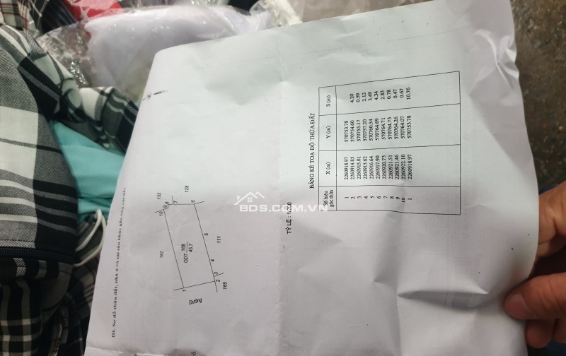 BÁN ĐẤT 1.5 TỶ 46M2 MẶT 4.2M ( TÂY NAM ) NGÕ THẲNG NGẮN KHU BÃI VƯỢT