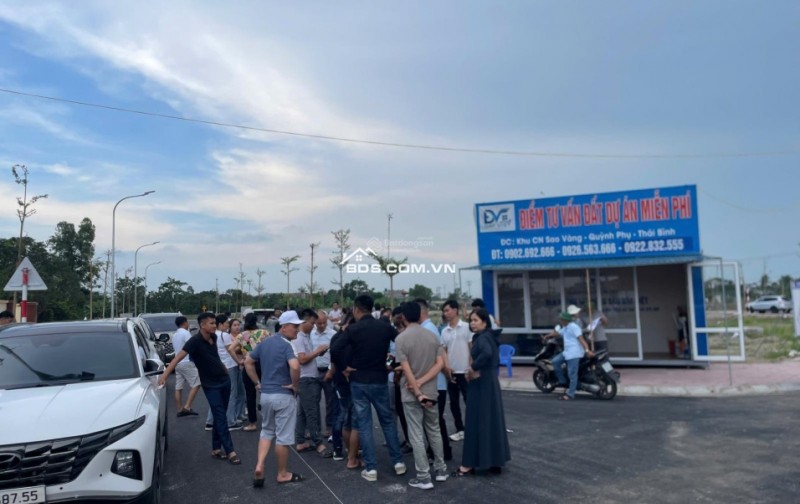 Mở bán 119 lô đất KDC Quang Trung, Quỳnh Mỹ gần trường học, ủy ban, KCN Sao Vàng. Gía chỉ từ 1tỷ6xx