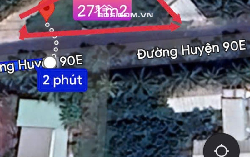 LÔ ĐẤT GÓC - VI TRÍ ĐẮC ĐỊA. Rộng 275m2 MẶT TIỀN 90E Mỹ Lương, Mỹ Phong.