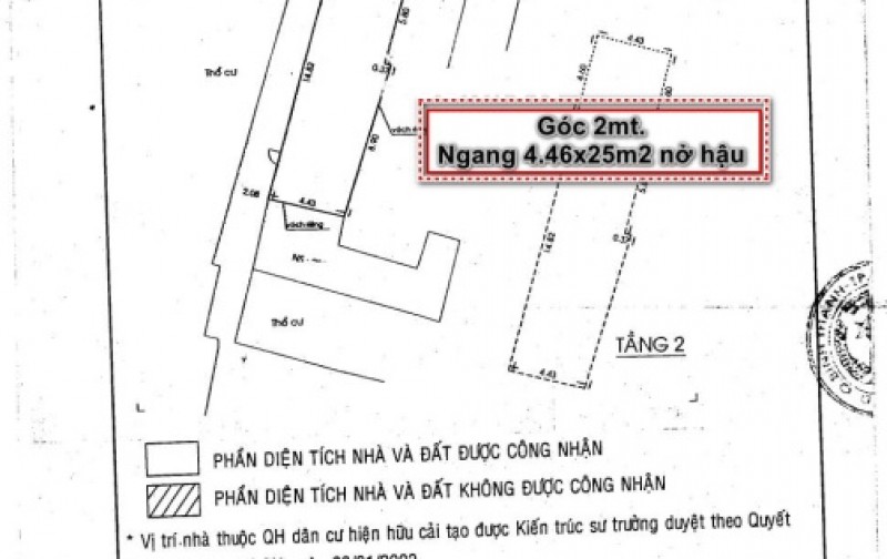 Nhà cũ HXH 294 Xô Viết Nghệ Tĩnh, Phường 21 Bình thạnh. Diện tích 4,6x25m công nhận 110m2 giá 21 tỷ
