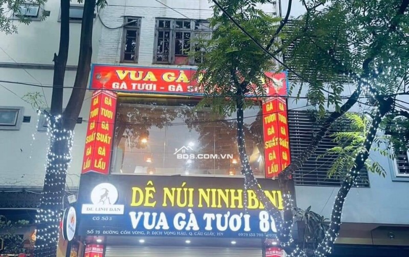 Cho thuê nhà mặt phố ĐỘI CẤN 65M x 4 tầng, mặt tiền 4.5m giá thuê 30tr/tháng
