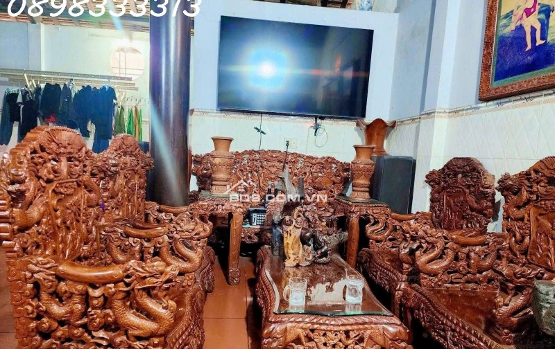 Biệt thự gần 300m2 tặng nội thất gỗ quý – mặt tiền Trung Chánh, Hóc Môn chỉ 10.8 tỷ, 0898333313