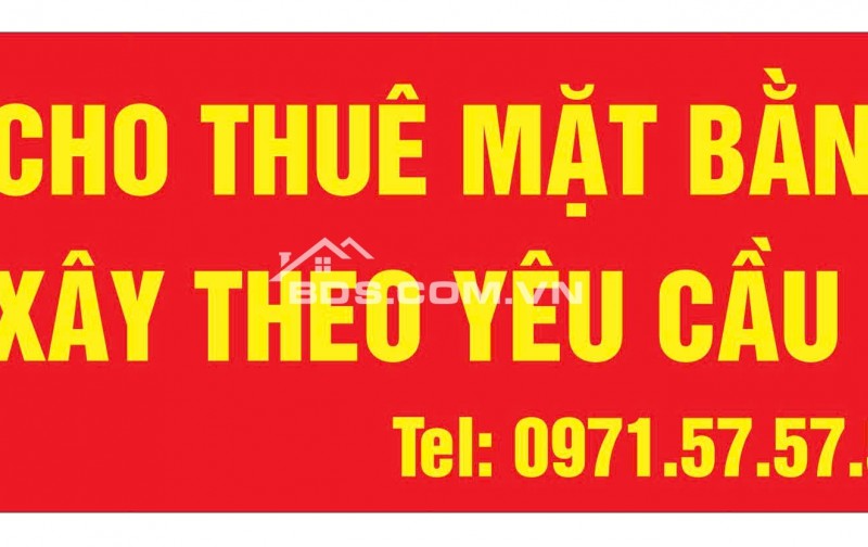CẦN CHO THUÊ MẶT BẰNG - XÂY THEO YÊU CẦU TẠI TP LAI CHÂU