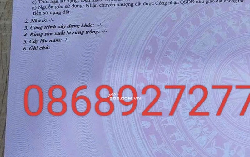 Chính Chủ Bán 148m2 Đất Tại Xã Vĩnh Tân, Huyện Vĩnh Cửu, Đồng Nai