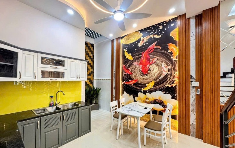LIÊN KHU 1-6  - BÌNH TRỊ ĐÔNG - BÌNH TÂN - 56M2 (4x14) NHÀ 3 TẦNG KIÊN CỐ - HẺM ÔTÔ 7M KHU VIP AN NINH - SỔ VUÔNG VỨC - CHỈ 5 TỶ 530 CÒN TL