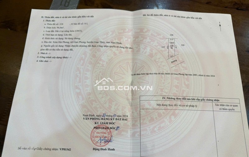 BÁN LÔ ĐẤT VỊ TRÍ KIM CƯƠNG – TRỤC CHÍNH LỚN NHẤT BÃI TẮM QUẤT LÂM