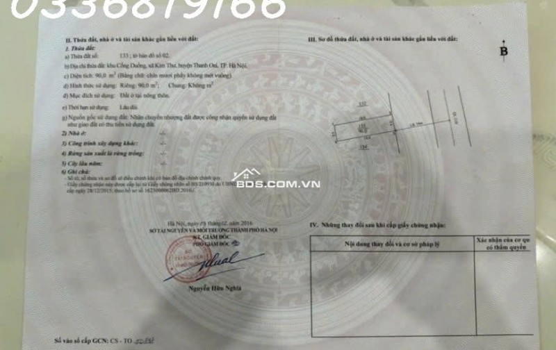 Bán nhà 2 tầng MT đường QL 21B, TT Kim Bài, Thanh Oai ,TP. Hà Nội, DT 90m2, giá 14,5 tỷ