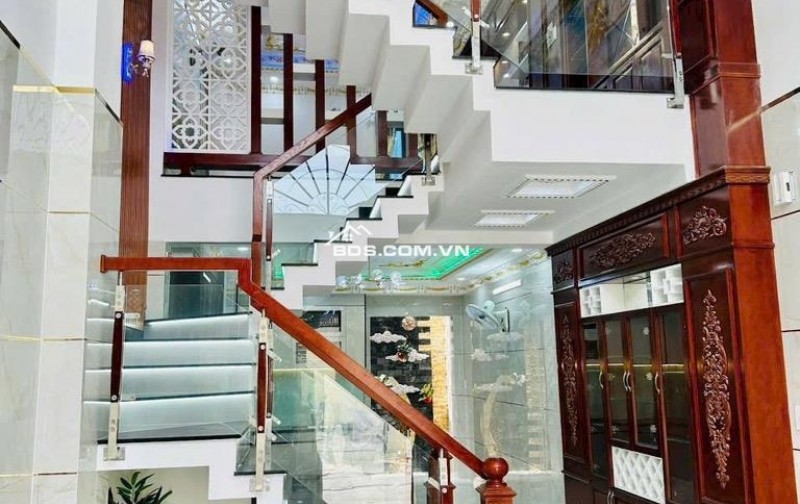 BÁN NHÀ 4 TẦNG MỚI – HẺM XE HƠI THÔNG – GẦN LÊ VĂN QUỚI – GIÁ HƠN 6 TỶ