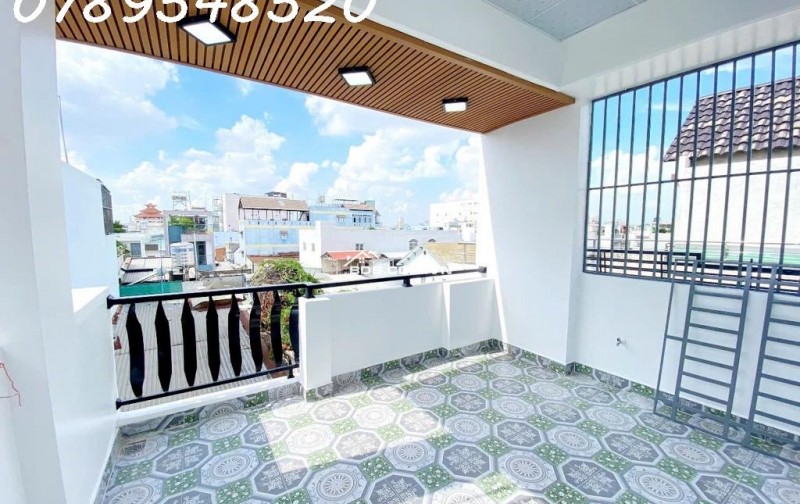 BÁN NHÀ 4 TẦNG MỚI – HẺM XE HƠI THÔNG – GẦN LÊ VĂN QUỚI – GIÁ HƠN 6 TỶ