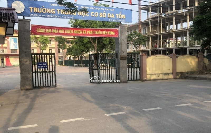 ĐẤT VIP ĐA TỐN - GIA LÂM - MẶT TIỀN RỘNG- NGÕ THÔNG-Ô TÔ VÀO NHÀ- XÂY Ở, KINH DOANH CỰC ĐỈNH
