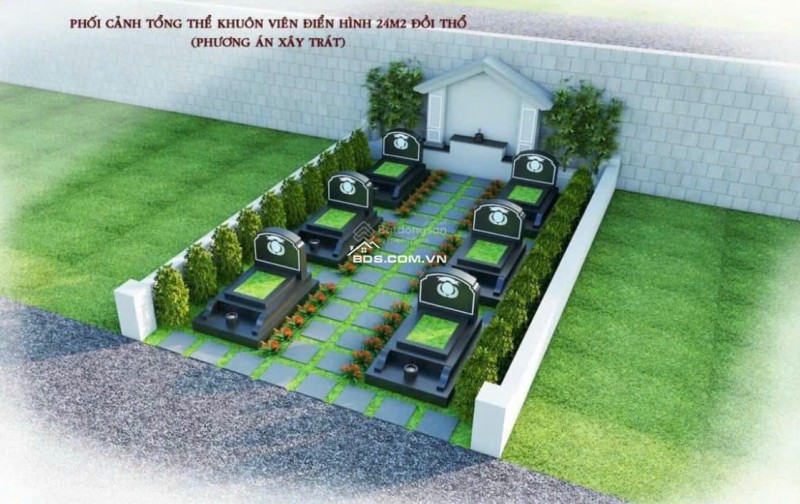 Bán đất nghĩa trang đẹp tại Lạc Hồng Viên, Quốc lộ 6, Mông Hóa, Hòa Bình, 744 triệu, 24 m2