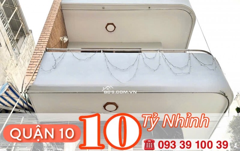 BÁN NHÀ QUẬN 10- MẶT TIỀN CHỢ NGUYỄN TRI PHƯƠNG- 5 TẦNG Ở NGAY: NHỈNH 10 TỶ. Mr Vũ: 0933910039