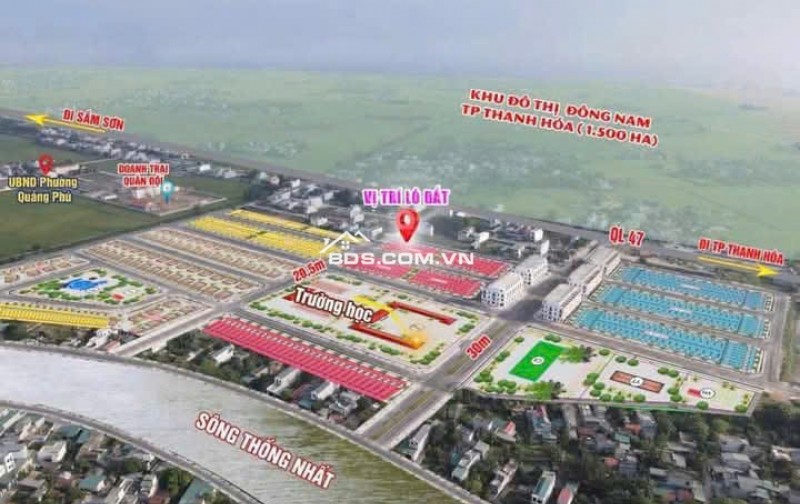 đất biệt thự MB 04 Quảng Phú giá tốt