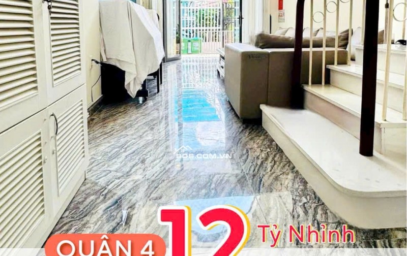 Bán nhà Quận 4- Doanh thu 3.6 tỷ/5năm- 6 Tầng 8 Căn hộ cao cấp duplex 52m2- HXH Nguyễn Khoái: 12 Tỷ
