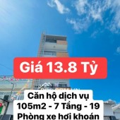 Bán CHDV Đường Phan Huy Ích 20 Phòng khoán 70tr/tháng- 110m2 - 7 Tầng chỉ 13,8 tỷ