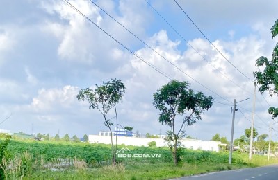 KẸT TIỀN BÁN ĐẤT MT ĐƯỜNG NHỰA 1125M2 SHR NGAY KHU CÔNG NGHIỆP ĐÔNG CÔNG NHÂN. GIÁ 890TR