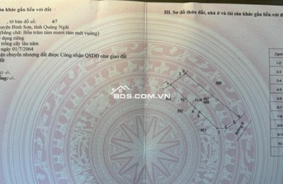BÁN ĐẤT VƯỜN ĐƯỜNG ĐẸP – SỔ RIÊNG – GIÁ TỐT