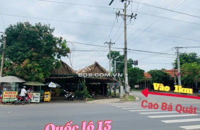 Chủ Kẹt tiền ngân hàng bán nền đất ngay mặt tiền đường Cao Bá Quát đường nhựa 32m2, Giá 1 tỷ
