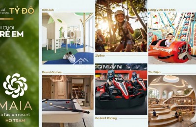 Mua Condotel trúng ngay AudiQ2!!!Thiên đường nghĩ dưỡng MAIA a Fusion resort Hồ Tràm, The Grand Hồ Tràm