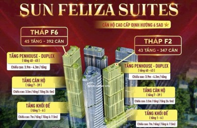 Giá cực ưu đãi dành cho ai liên hệ em sớm, Sun Feliza Suites Cầu Giấy 6 sao, đẳng cấp của Thủ Đô