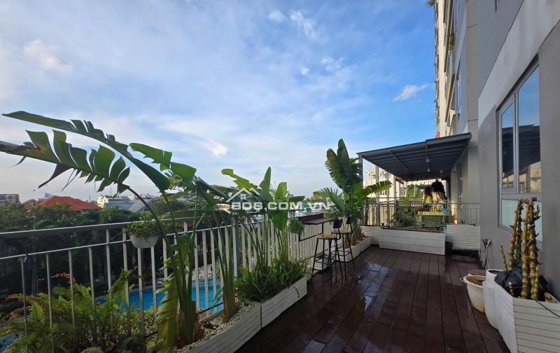 Cho thuê căn hộ sân vườn Opal Garden 2PN, 15tr - view hồ bơi cực đẹp nhất khu