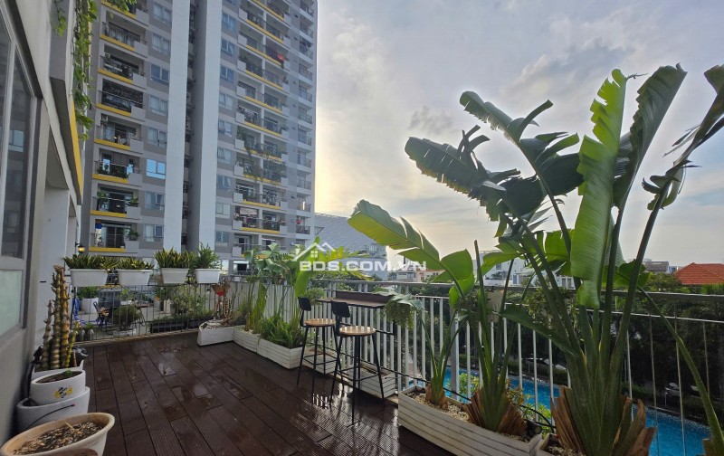 Cho thuê căn hộ sân vườn Opal Garden 2PN, 15tr - view hồ bơi cực đẹp nhất khu