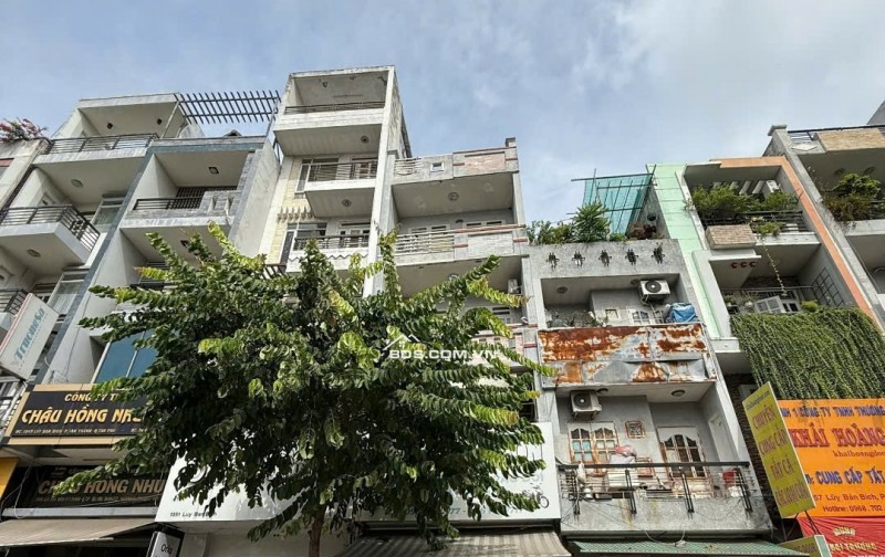 Cho thuê nhà 4 lầu mặt tiền Lũy Bán Bích P. Tân Thành Q. Tân Phú