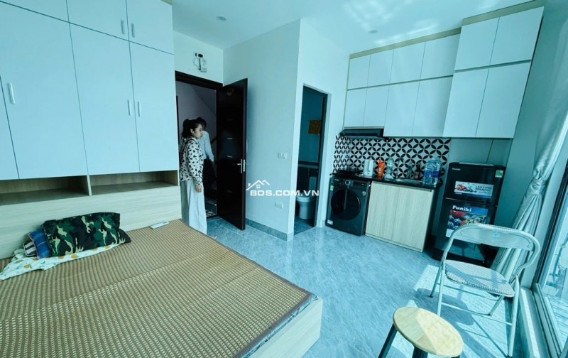 SIÊU PHẨM - TT MỄ TRÌ - TOÀ CĂN HỘ DỊCH VỤ XÂY MỚI - THANG MÁY - DOANH THU 70TR/THÁNG - 46M2 x 7TẦNG - 12 PHÒNG KHÉP KÍN. SÁT PHỐ - OTO ĐỖ CỔNG