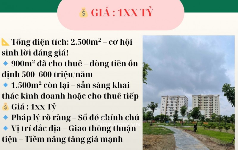  CHÍNH CHỦ BÁN ĐẾ CHUNG CƯ TẦNG 1 DIỆN TÍCH 2.500m² - MỸ ĐÌNH 