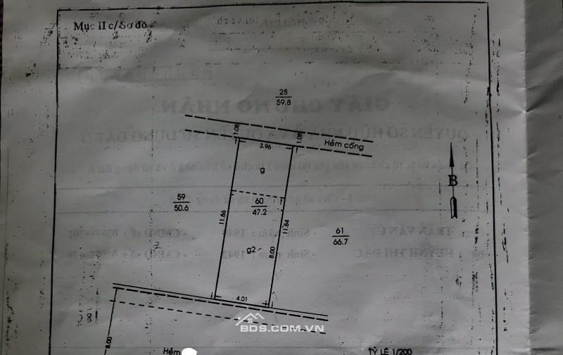 Nhà Mặt Tiền hẻm 427 Minh Phụng Quận 11 cần bán