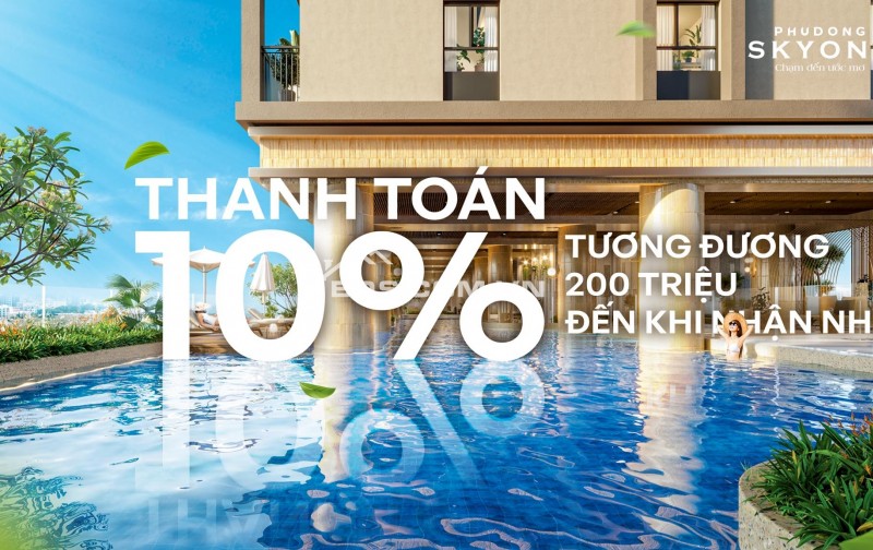 4,5 TRIỆU/THÁNG – NẮM TRONG TAY CĂN HỘ PHÚ ĐÔNG SKYONE CHUẨN GU NGƯỜI TRẺ