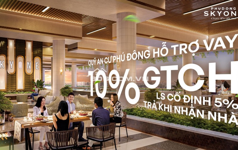 4,5 TRIỆU/THÁNG – NẮM TRONG TAY CĂN HỘ PHÚ ĐÔNG SKYONE CHUẨN GU NGƯỜI TRẺ