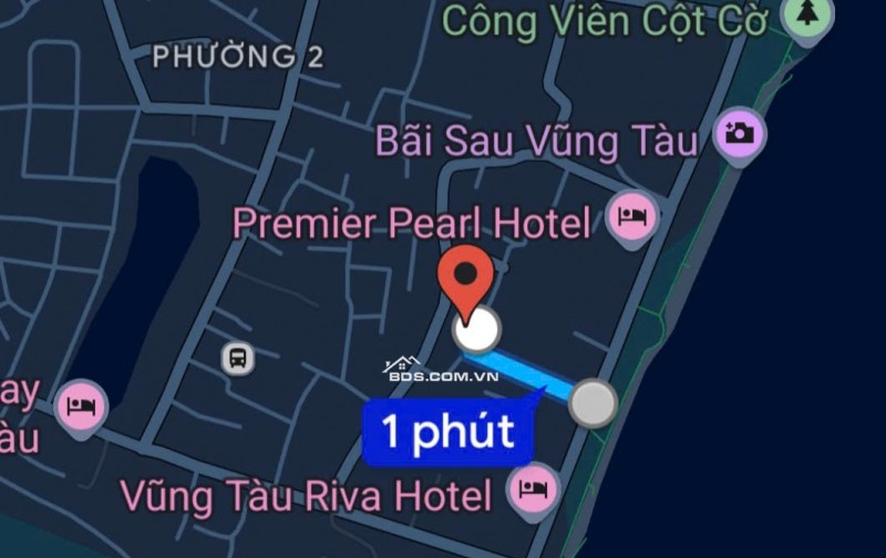 Bán Khách sạn 1 sao, 5 tầng, 31 phòng ngủ, View Biển. Ngay sát Bãi Sau Vũng Tàu.
