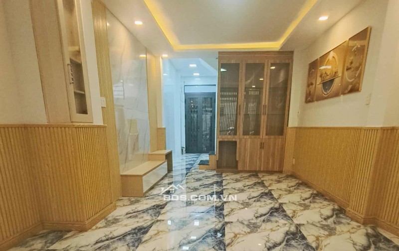 NHÀ SÁT HẺM XE HƠI DƯƠNG BÁ TRẠC QUẬN 8 4.5x12-3 TẦNG- NHỈNH 5 T.Ỷ GỌI 0934040711