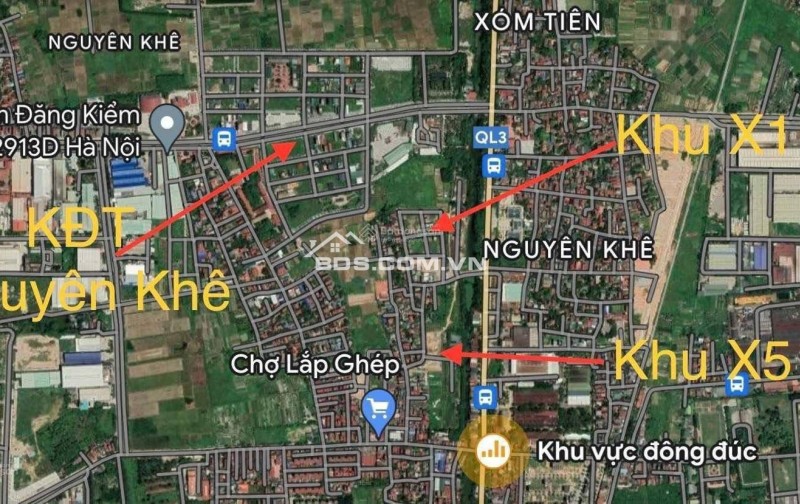 Bán Lô Đất Đấu Giá 88m² Tại X5 Nguyên Khê, Đông Anh giá siêu hấp dẫn