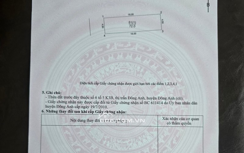  Bán 72m cửa hàng mới thị trấn Đông Anh(cũ) -  Nhỉnh 7 tỷ
