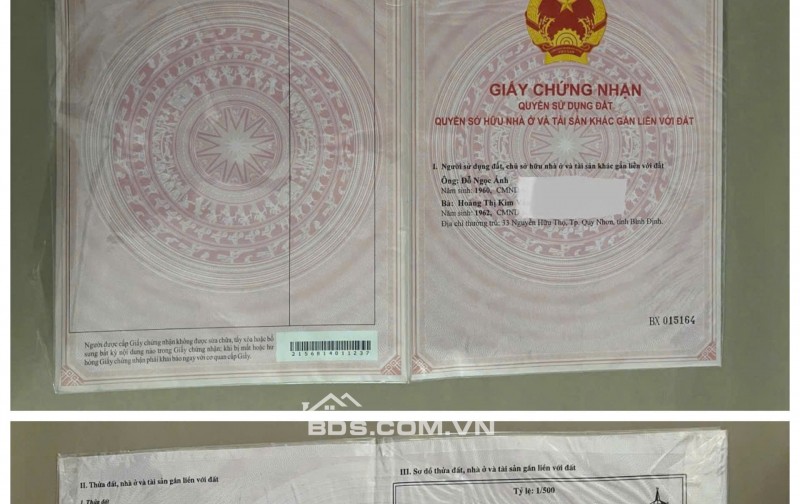 Chính Chủ Bán Nhà 2 Mặt Tiền Đường Nhựa N1&N2 Tại Phường Thị Nại, TP. Quy Nhơn, Tỉnh Bình Định