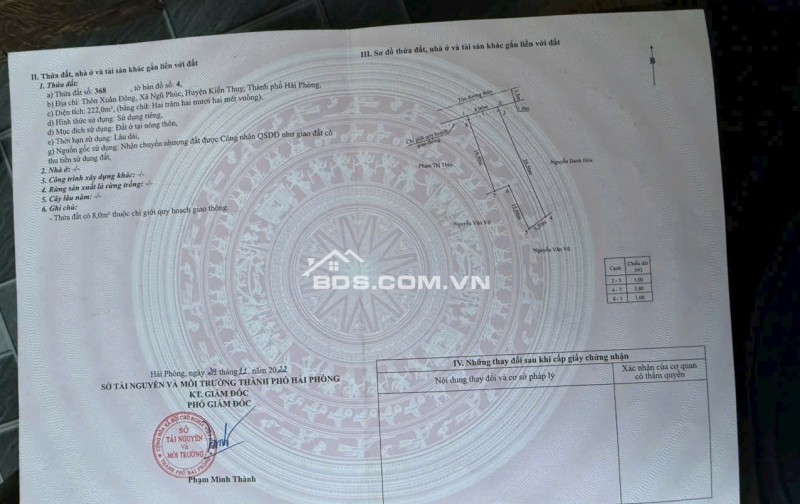 Lô đất giá F0 Xuân Đông Ngũ Phúc đón đầu khu Công Nghiệp