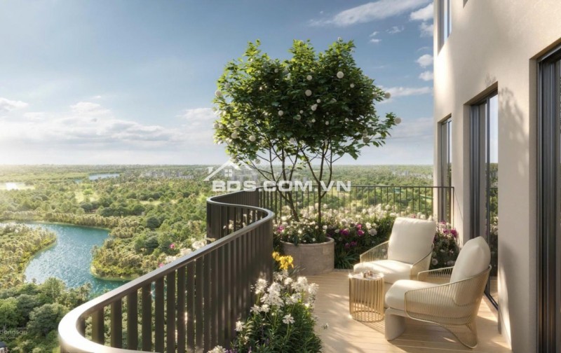 Căn hộ 3 PN Eco Retreat có vườn mây tầng trung toà S2 Sky Retreat, view biệt thự đảo
