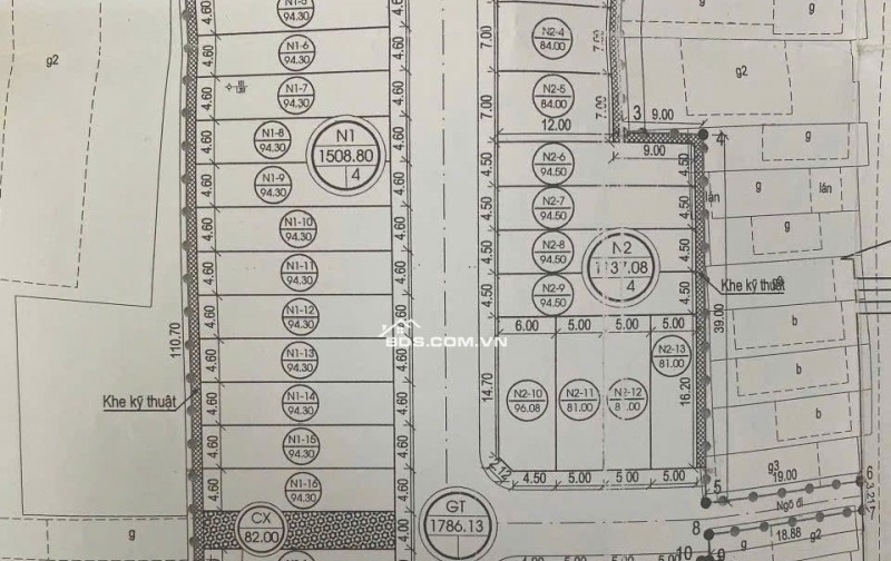 Bán đất khu đấu giá 43 lô trung tâm phường Hưng Đạo, Dương Kinh